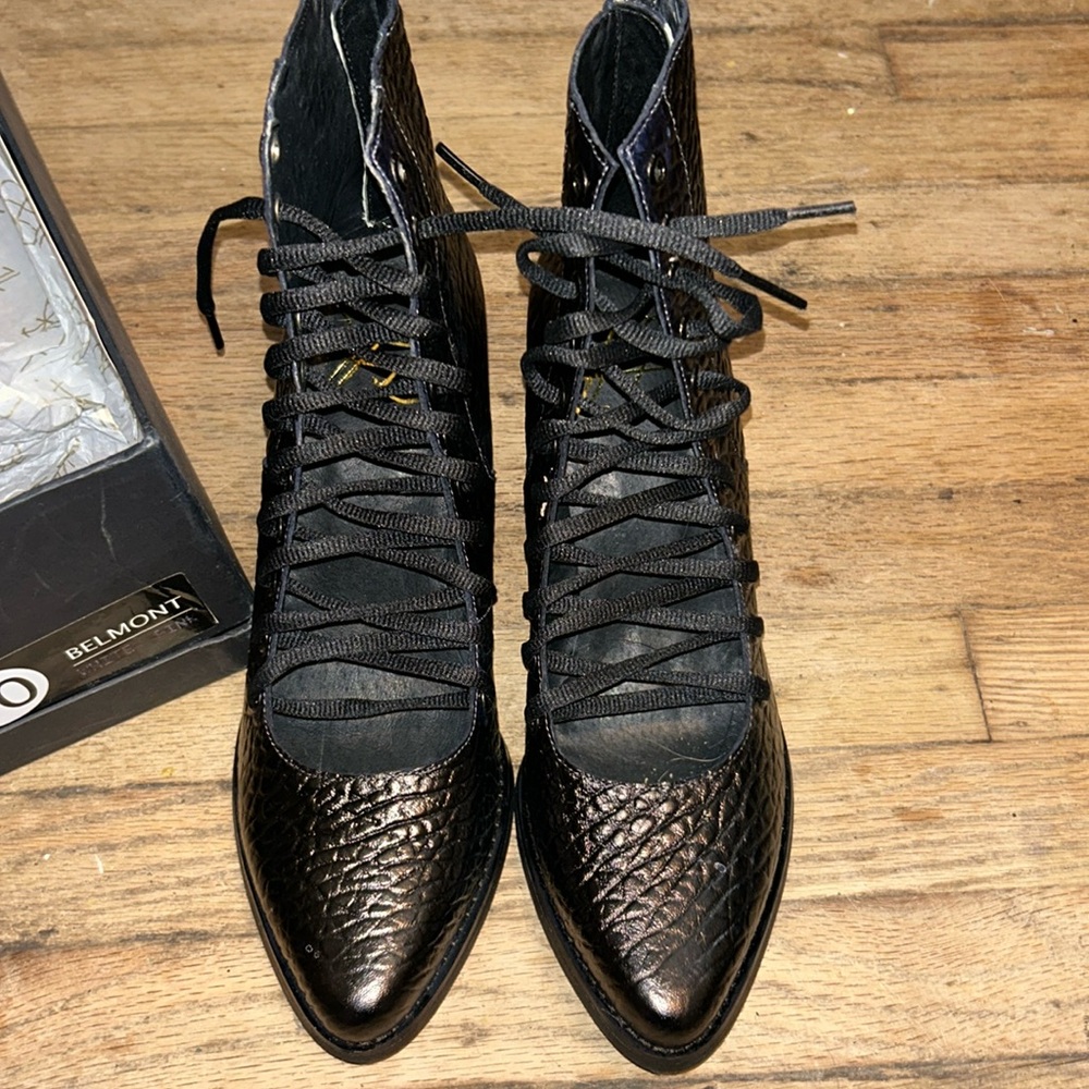 Free People Solestruck/yes we are the sh!t open lace booties 10